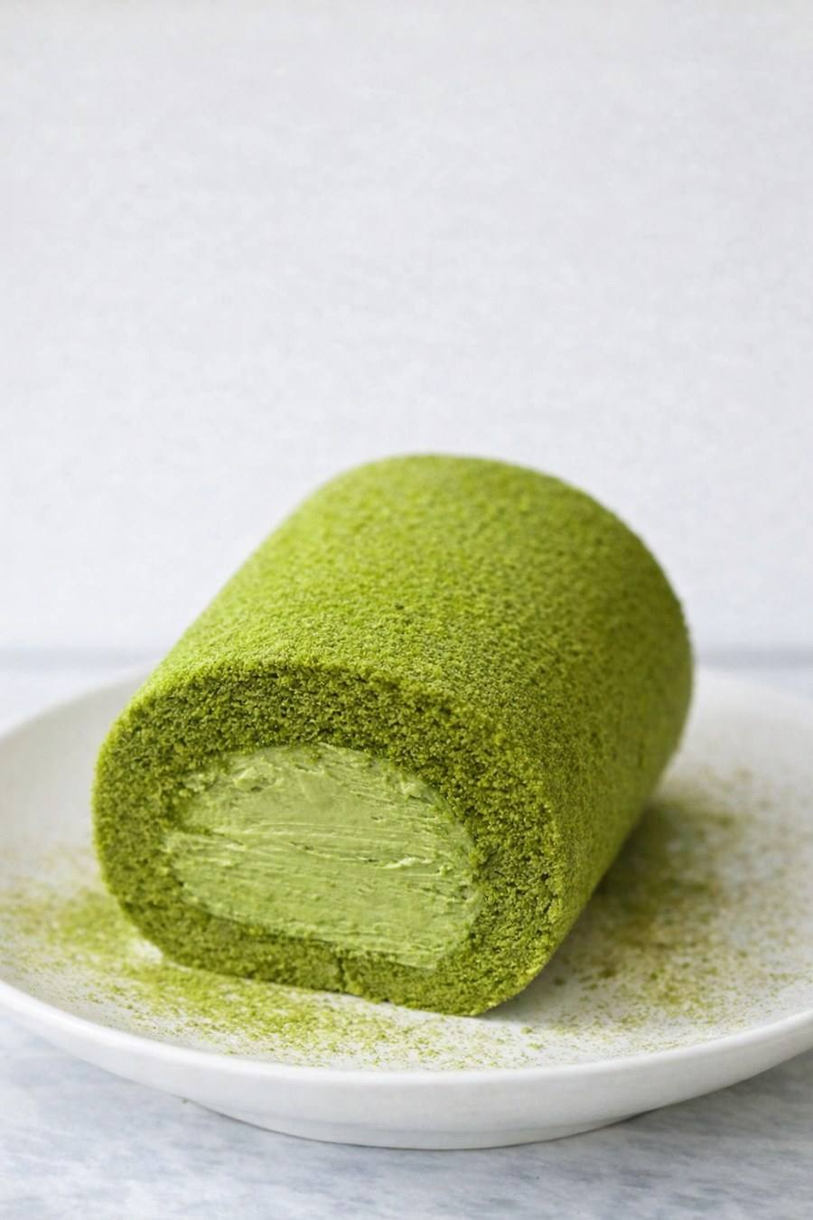 Double Matcha Roll Cake